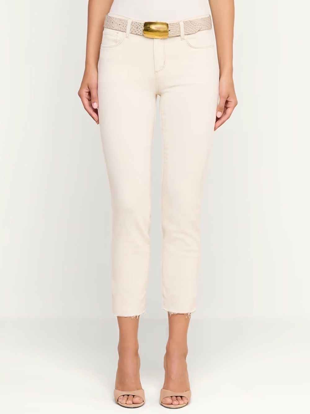 L'AGENCE Sada Slim-Leg Cropped Jean 30